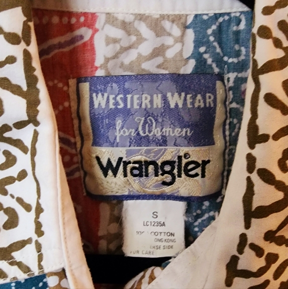 Vintage Wrangler Western Top - Picture 4 of 7